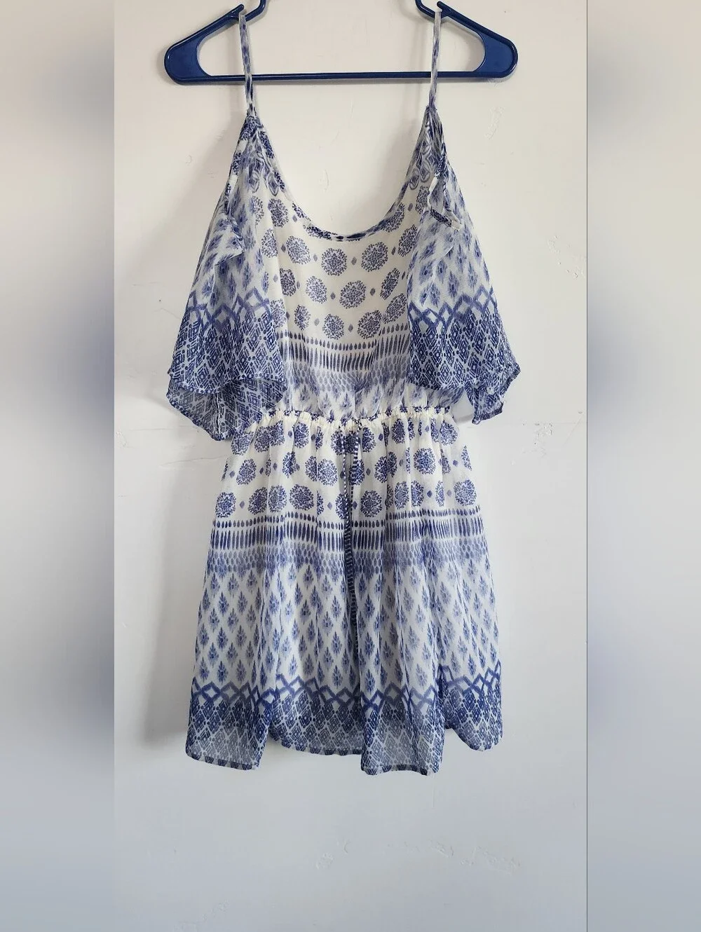 Hollister Light Blue and White Summer Dress - Picture 1 of 3